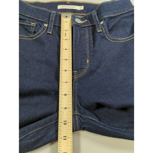 Levis 311 Shaping Skinny Jeans Womens Dark Wash Blue Stretch Mid Rise Denim 27 - Picture 7 of 13
